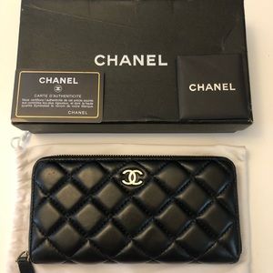 Chanel classic quilted wallet (copy)